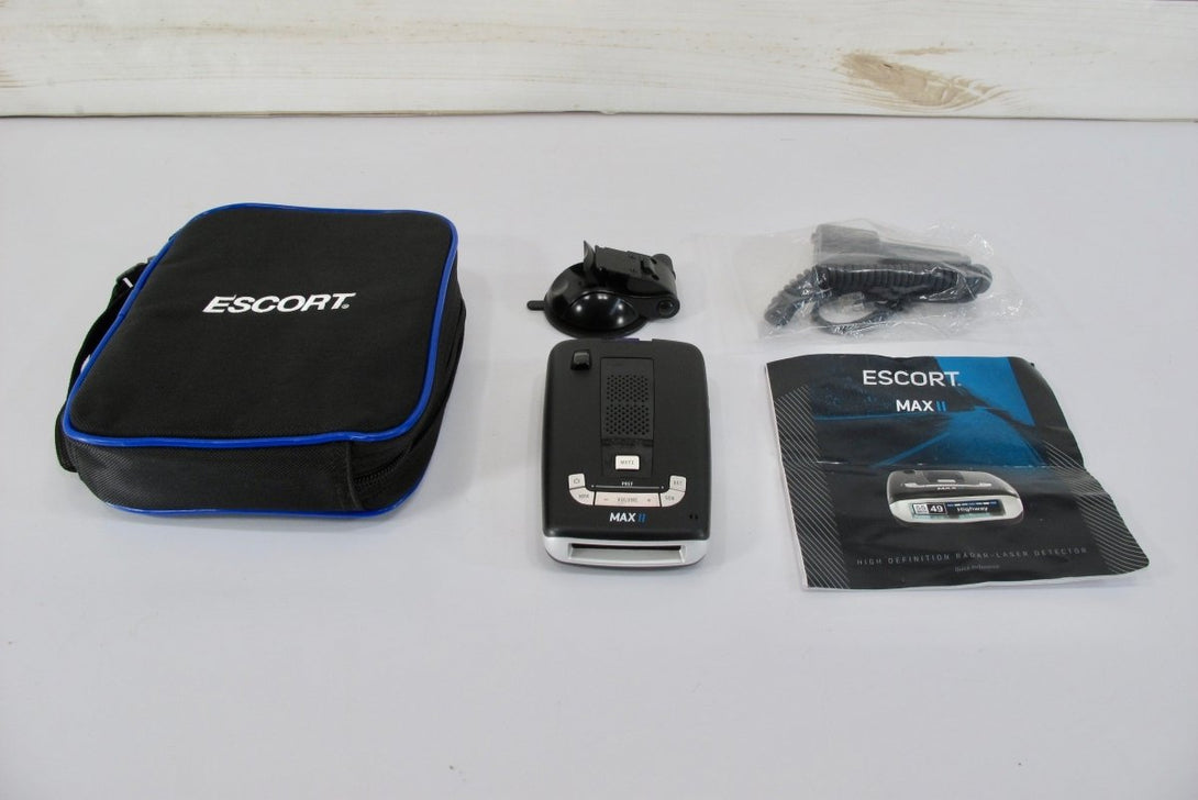 Escort Max 2 - Radar Laser Detector Auto Learn Technology Bluetooth GPS Speed Alerts Headphone Jack Passport - ZeereeZ