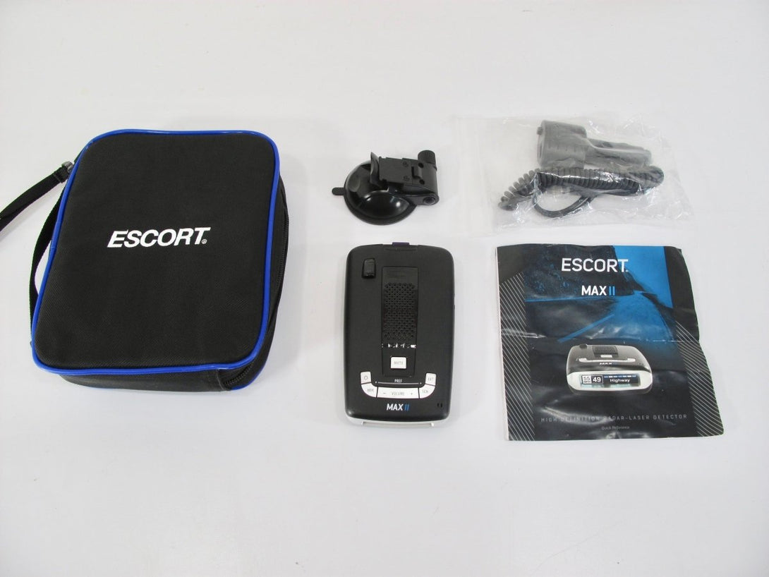 Escort Max 2 - Radar Laser Detector Auto Learn Technology Bluetooth GPS Speed Alerts Headphone Jack Passport - ZeereeZ