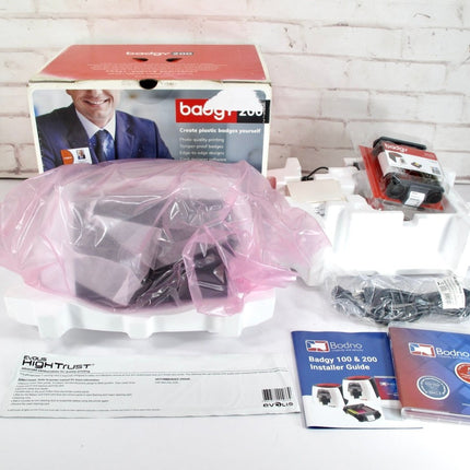 Evolis Badgy200 Single Sided Dye Thermal Transfer ID Card Printer - ZeereeZ