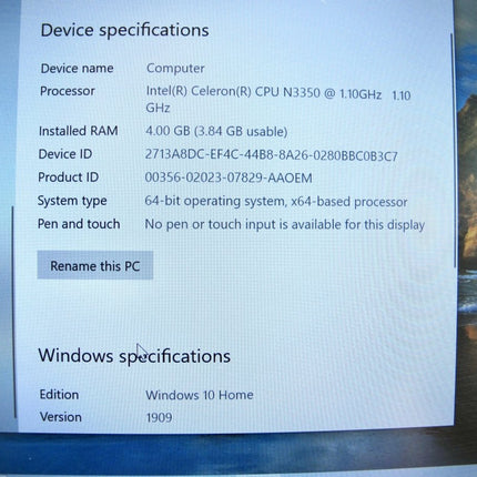 Evoo TEV - C - 116 - 1 - BK 11.6" FHD N3350 1.1GHz 4GB RAM 32GB eMMC Win 10 Laptop - ZeereeZ