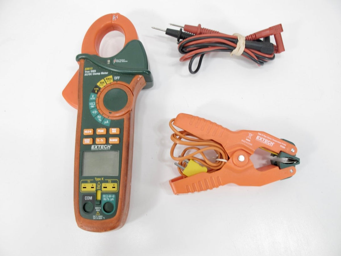 Extech Instruments EX613 AC/DC Clamp Multimeter - ZeereeZ