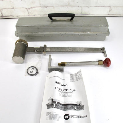 Fann Halliburton True Wate Cup 140 Pressurized Fluid Density Balance Scale - ZeereeZ