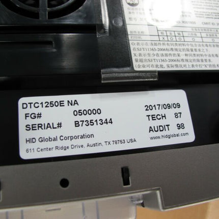 Fargo HID Printer DTC1250E 050000 ID Single Side / Direct - to - Card New - ZeereeZ