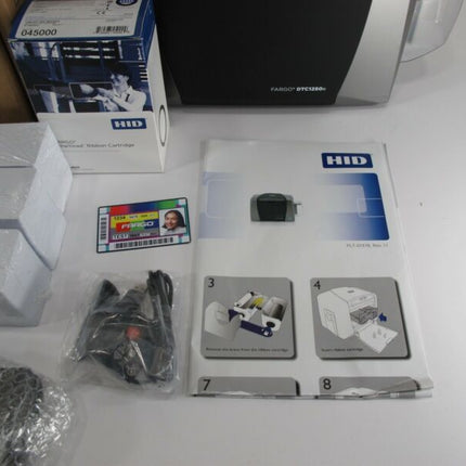 Fargo HID Printer DTC1250E 050000 ID Single Side / Direct - to - Card New - ZeereeZ