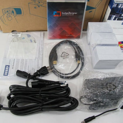 Fargo HID Printer DTC1250E 050000 ID Single Side / Direct - to - Card New - ZeereeZ