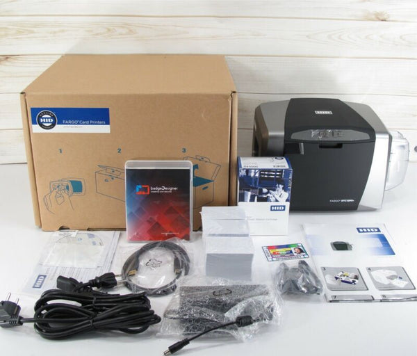 Fargo HID Printer DTC1250E 050000 ID Single Side / Direct - to - Card New - ZeereeZ