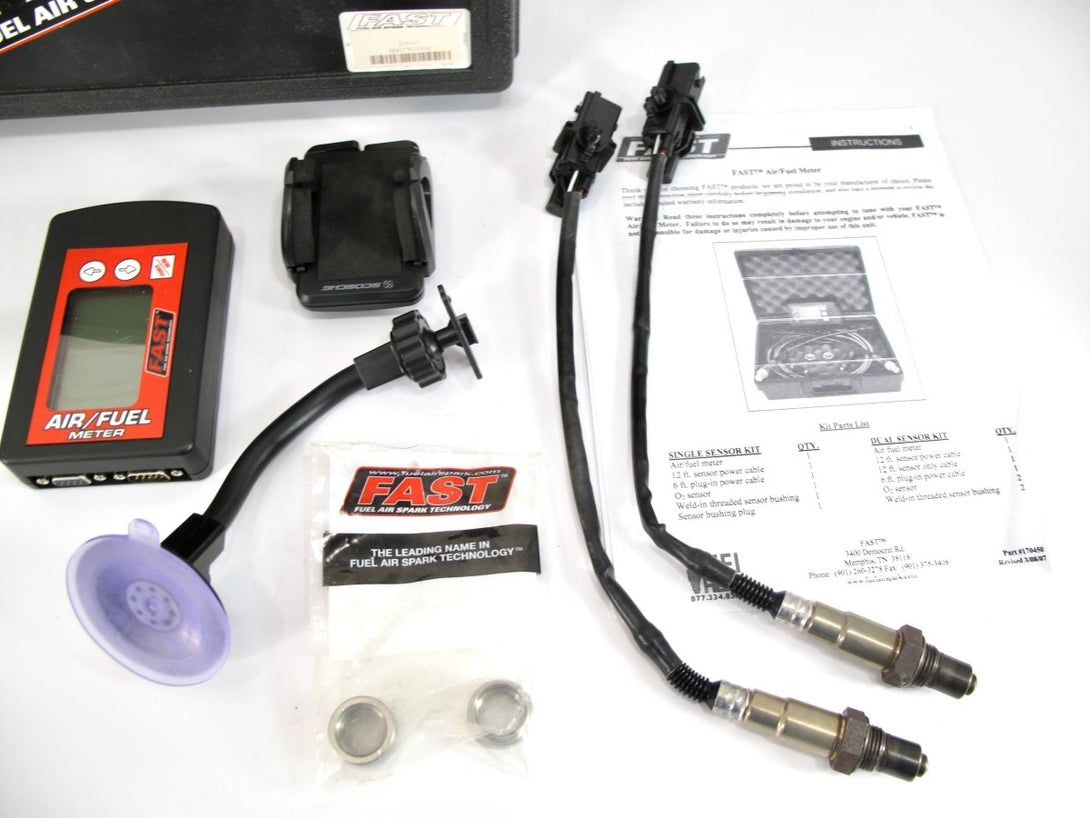 Fast O2 Sensor E85 Fast 170402 Air/Fuel Ratio Meter w/ Dual O2 Oxygen Sensors – ZeereeZ