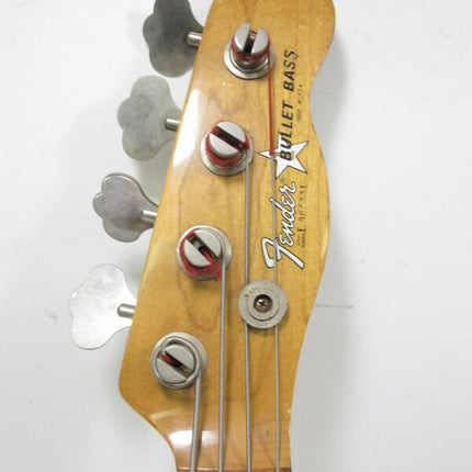 Fender Bullet Bass Deluxe Early 1980s Solid Body Bass Guitar Made in USA P - 34 - ZeereeZ