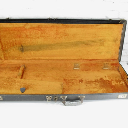 Fender G&G 1970s Deluxe Strat/Tele Case Black/Amber Satin Interior Guitar Case - ZeereeZ