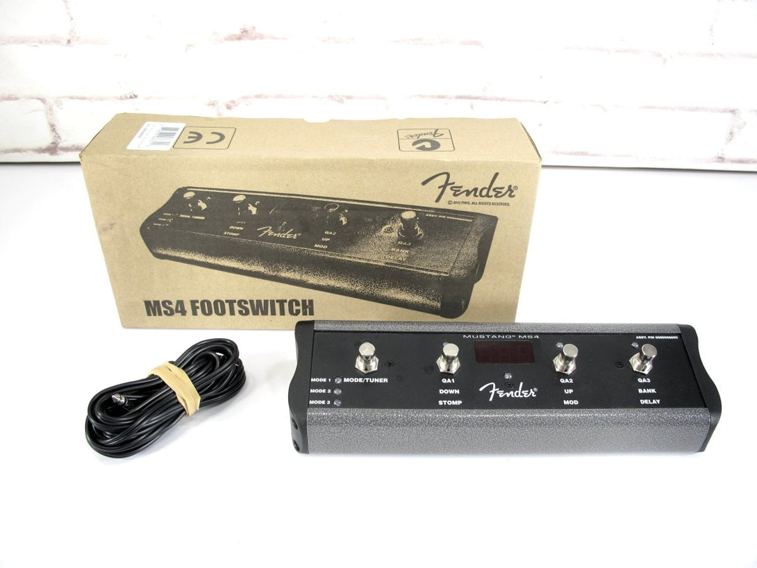 Fender MS4 4 - Button Switch Footswitch For Mustang Amps IV & V III - ZeereeZ