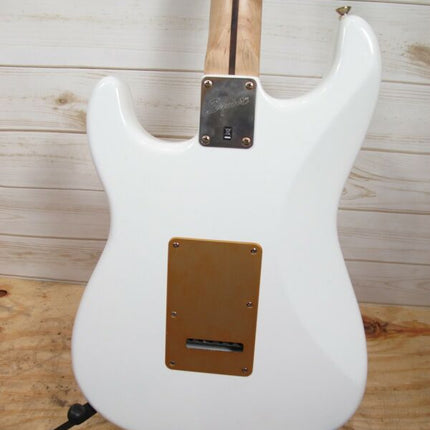 Fender Squier Strat 50s Style Olympic White Stratocaster Guitar w/ Case - ZeereeZ