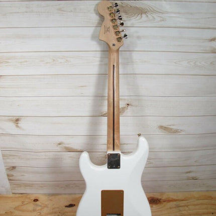 Fender Squier Strat 50s Style Olympic White Stratocaster Guitar w/ Case - ZeereeZ