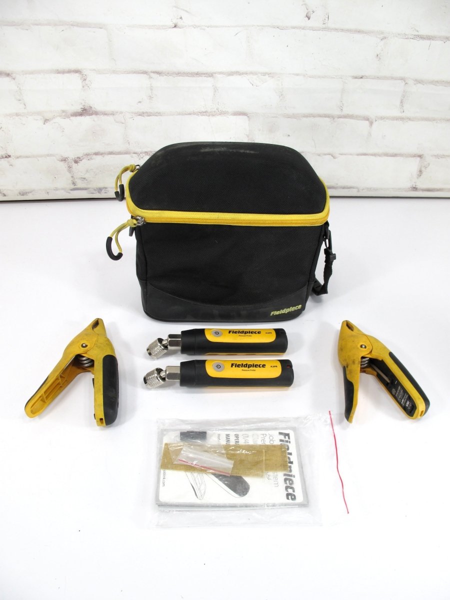 Fieldpiece JobLink Pressure Probe JL3PR w Premium Pipe Clamp Probe JL3PC Set Case - ZeereeZ