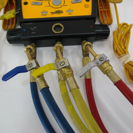Fieldpiece SMAN3 Digital HVAC Refrigerant Manifold & Vacuum Gauge Set w/ Clamps - ZeereeZ