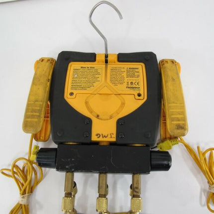 Fieldpiece SMAN3 Digital HVAC Refrigerant Manifold & Vacuum Gauge Set w/ Clamps - ZeereeZ