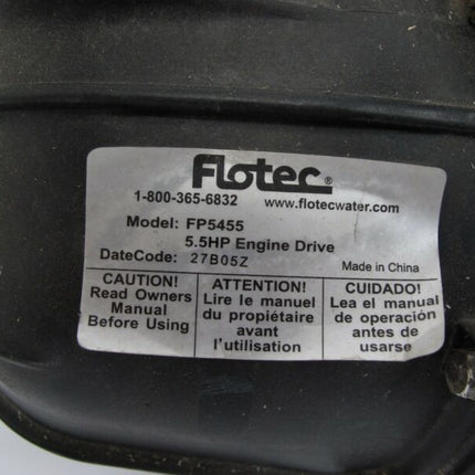 Flotec FP5455 Hydroblaster 6.5 HP High Performance Gas Engine Water Pump - ZeereeZ