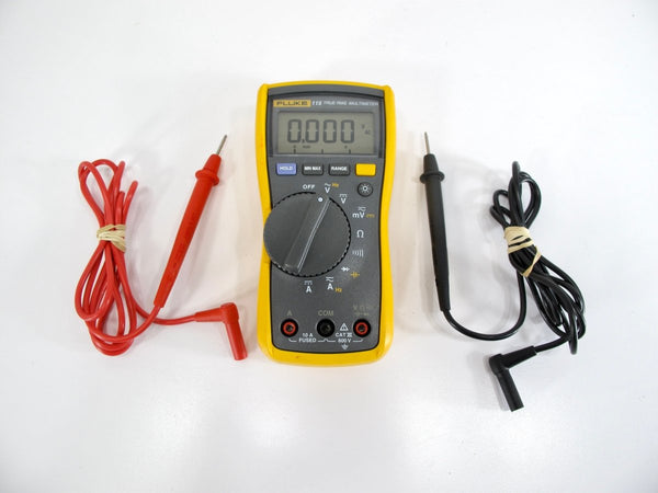 Fluke 115 True RMS Professional Digital Auto Ranging Multimeter w/ Lead Set - ZeereeZ