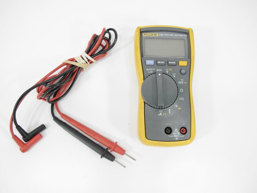 Fluke 116 HVAC True RMS Multimeter w/ Leads - ZeereeZ