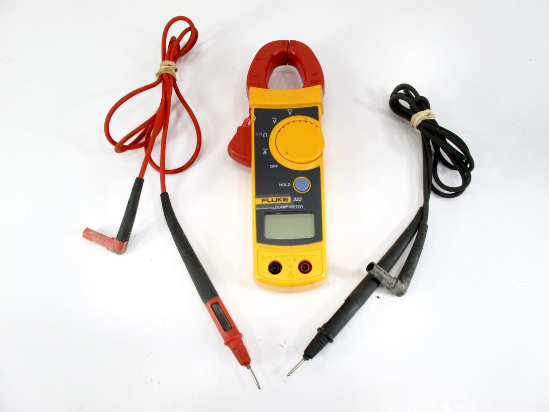 Fluke 322 Clamp Meter AC/DC Multimeter Continuity Current 600 Volt - ZeereeZ