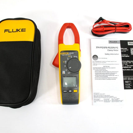 Fluke 374 FC Wireless True - RMS AC/DC Clamp Meter w/ Leads Unused - ZeereeZ