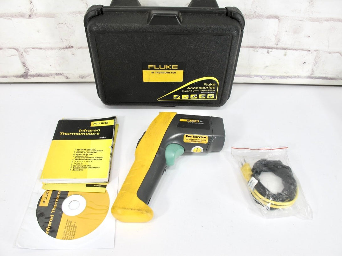 Fluke 561 IR Infrared and Contact HVAC Thermometer - ZeereeZ