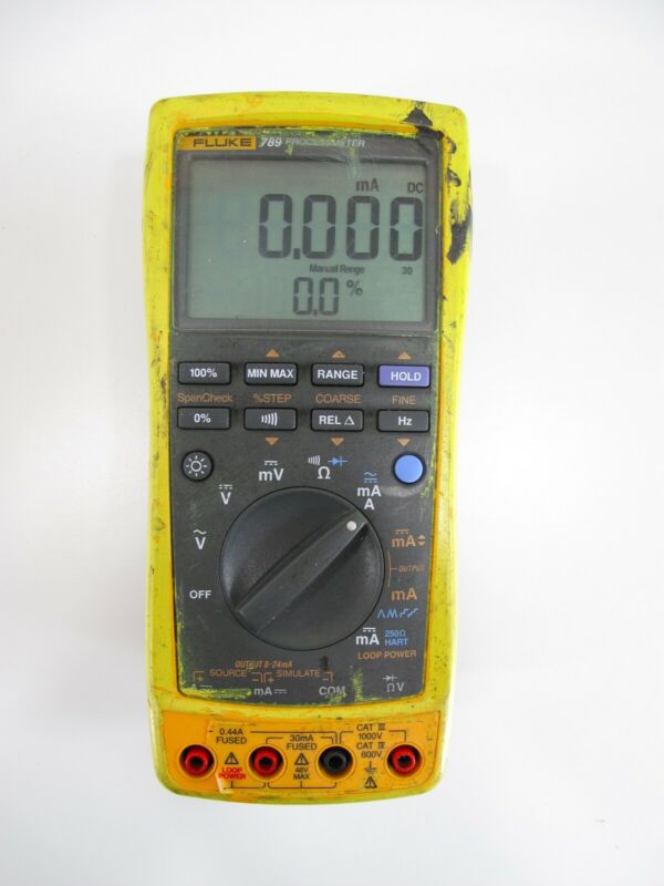 Fluke 789 Multifunction ProcessMeter Loop Calibrator w/ Large Capacity Batt Pack - ZeereeZ