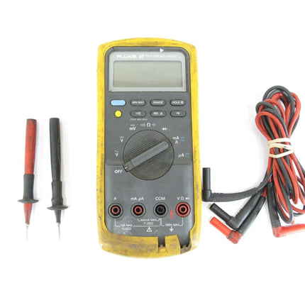 Fluke 87 True RMS Handheld Electricians Multimeter w/ Leads - ZeereeZ