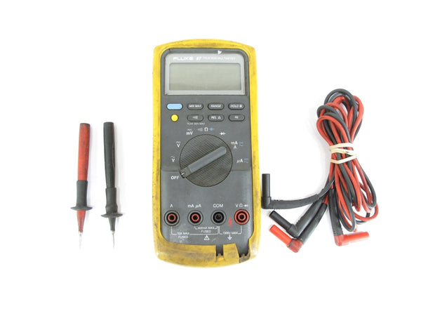 Fluke 87 True RMS Handheld Electricians Multimeter w/ Leads - ZeereeZ