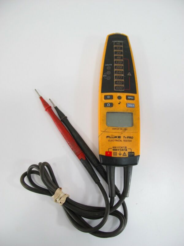 Fluke Electrical Tester T+PRO CAT IV - 600 volt, CAT III - 1000 volt LED Display - ZeereeZ