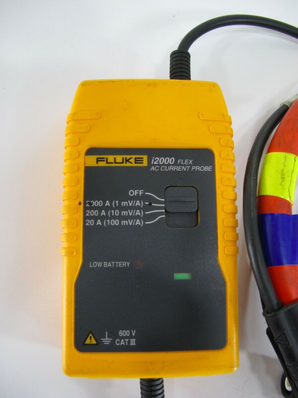 Fluke I2000 FLEX Flexible AC Current Clamp 600V AC/DC Voltage - ZeereeZ