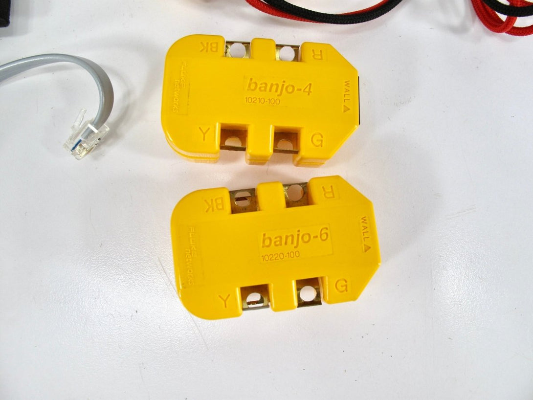 Fluke Networks TS25D Telephone Test / Butt Set with Banjo Adapters - ZeereeZ