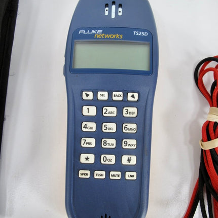 Fluke Networks TS25D Telephone Test / Butt Set with Banjo Adapters - ZeereeZ