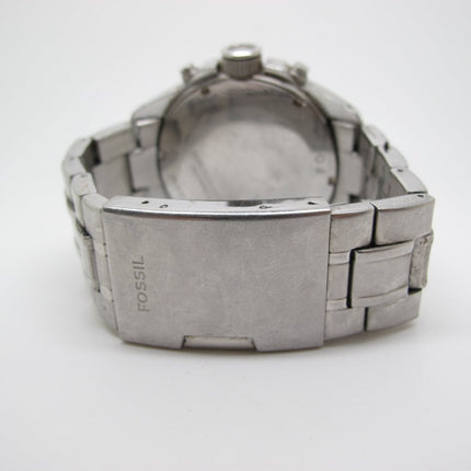 Fossil Chronograph Mens Watch with White Dial CH - 2574 Stainless Case & Band - ZeereeZ