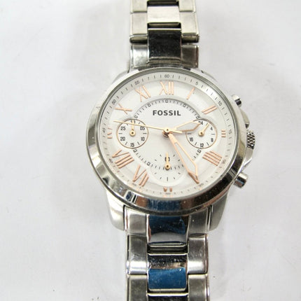 Fossil Grant Mens Chronograph Stainless Steel Watch BQ2180W - ZeereeZ