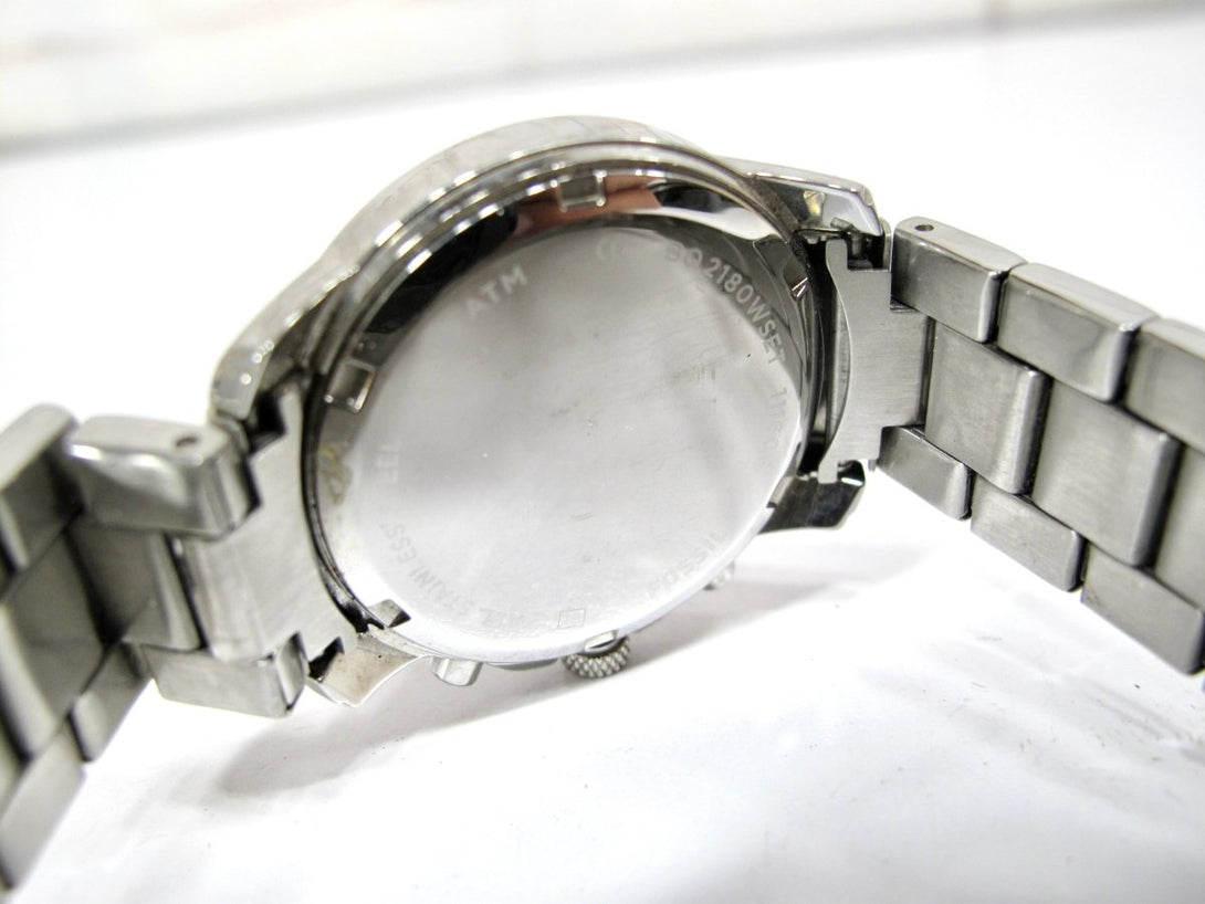 Fossil Grant Mens Chronograph Stainless Steel Watch BQ2180W - ZeereeZ