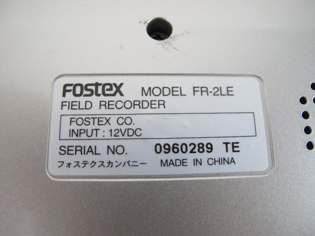 Fostex FR - 2LE 2 - Channel Compact Flash Field Memory Portable Recorder - ZeereeZ