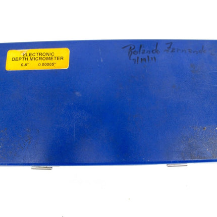 Fowler IP54 Absolute Electronic Depth Micrometer, 54 - 225 - 456, 0 - 6" Measuring - ZeereeZ