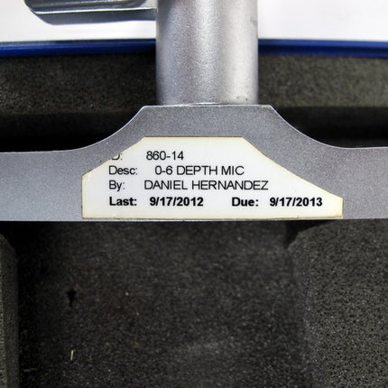 Fowler IP54 Absolute Electronic Depth Micrometer, 54 - 225 - 456, 0 - 6" Measuring - ZeereeZ