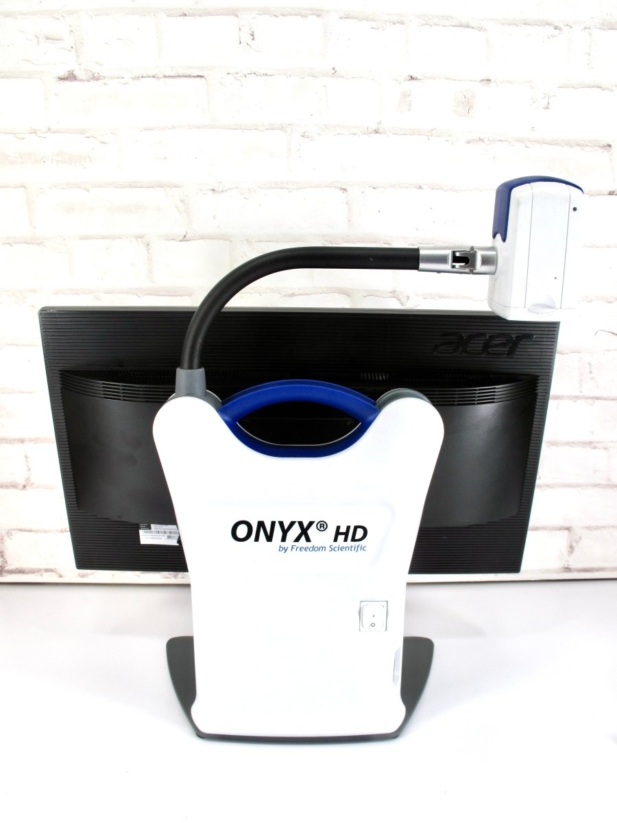 Freedom Scientific ONYX Deskset HD Low Vision Magnifyfing Enlarger Reader - ZeereeZ