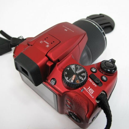 Fujifilm FinePix S8350 Red Digital Camera 16.2 Megapixel 42x Zoom DSLR - ZeereeZ
