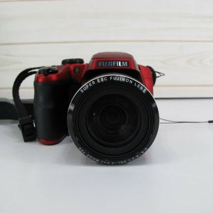 Fujifilm FinePix S8350 Red Digital Camera 16.2 Megapixel 42x Zoom DSLR - ZeereeZ