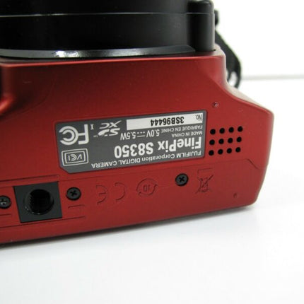 Fujifilm FinePix S8350 Red Digital Camera 16.2 Megapixel 42x Zoom DSLR - ZeereeZ