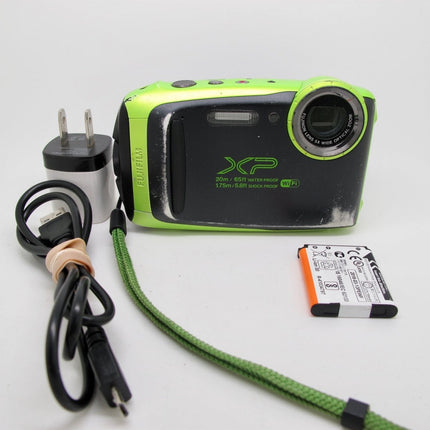 Fujifilm FinePix XP130 Waterproof Shockproof Dustproof 16.4MP Digital Camera Lime Green - ZeereeZ