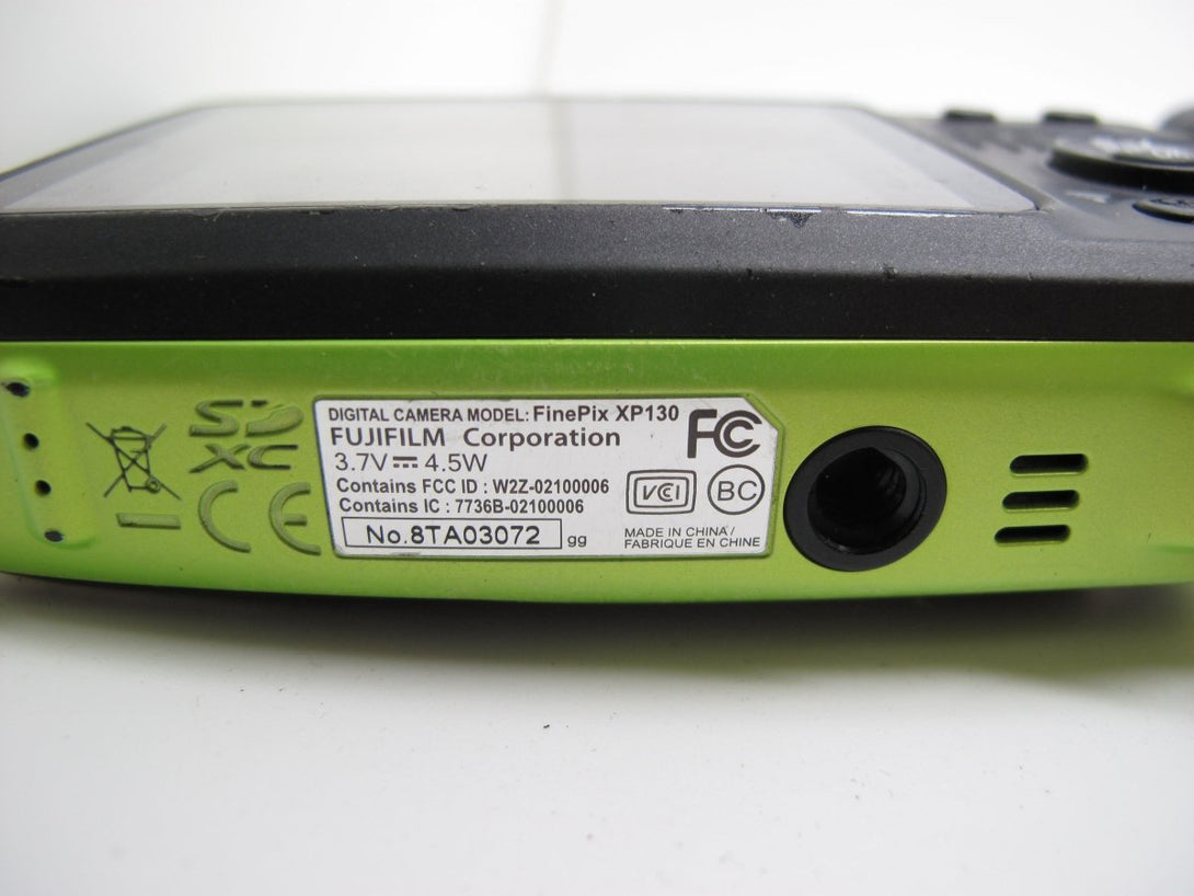 Fujifilm FinePix XP130 Waterproof Shockproof Dustproof 16.4MP Digital Camera Lime Green - ZeereeZ