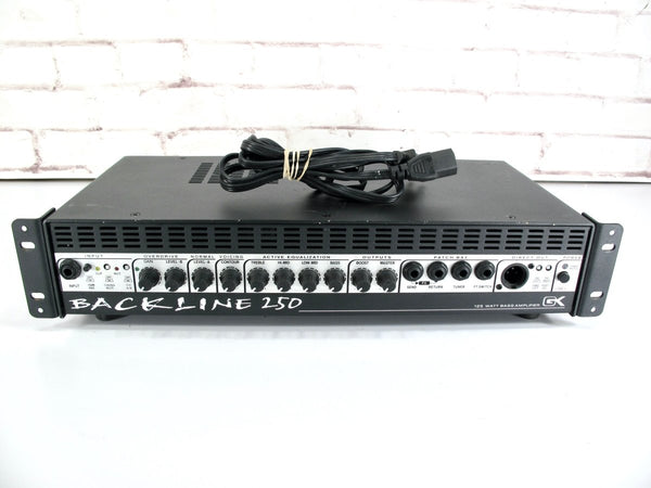 Gallien Krueger Backline 250 BL Solid State Bass Guitar Amplifier Amp Head - ZeereeZ