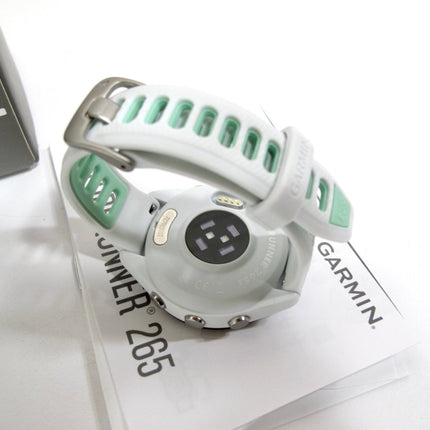 Garmin Forerunner 265S GPS Watch - Whitestone/Neo Tropic Running Swimming GPS - ZeereeZ