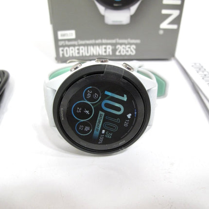 Garmin Forerunner 265S GPS Watch - Whitestone/Neo Tropic Running Swimming GPS - ZeereeZ