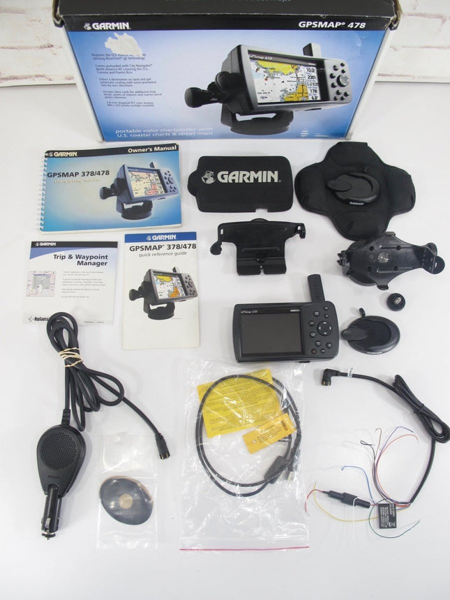 Garmin GPSMAP 478 GPS Map Receiver for Car / Automotive and Boat / Marine Chartplotter - ZeereeZ