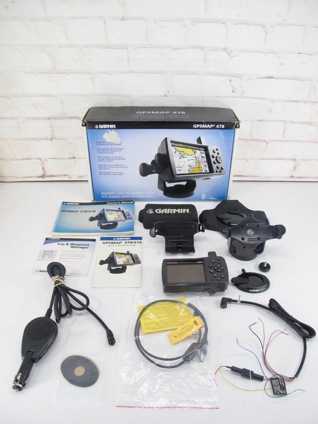 Garmin GPSMAP 478 GPS Map Receiver for Car / Automotive and Boat / Marine Chartplotter - ZeereeZ