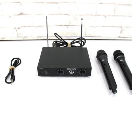Gem Sound GMW - 2 Wireless Two Mic Microphone System VHF Dual Channel - ZeereeZ